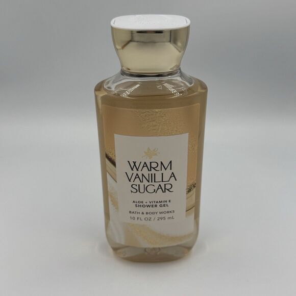 Warm Vanilla Sugar Shower Gel 10 oz Bath & Body Works - Picture 1 of 4